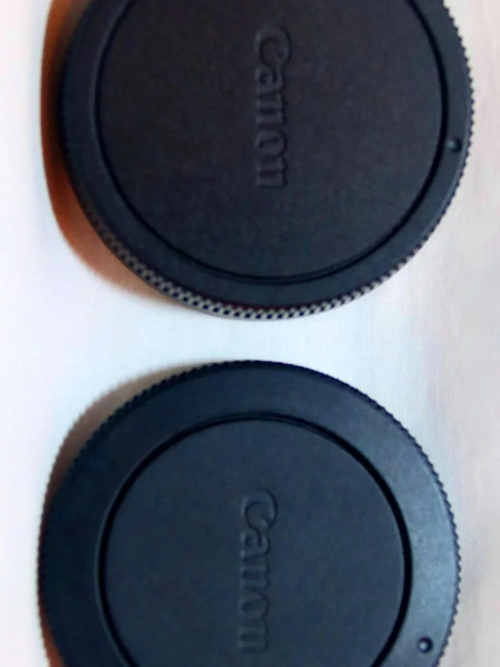 Canon M Series Mirrorless Camera Rear Lens Dust Cap and Camera Body Cap Set Mint